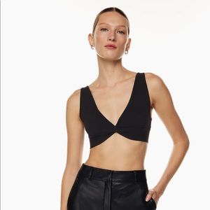 NWT Aritzia Babaton Sculpt Knit Twist Tank